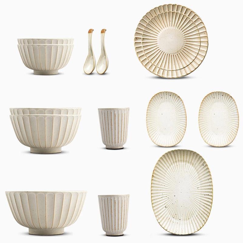 Classic 21-Piece White Dinnerware Set