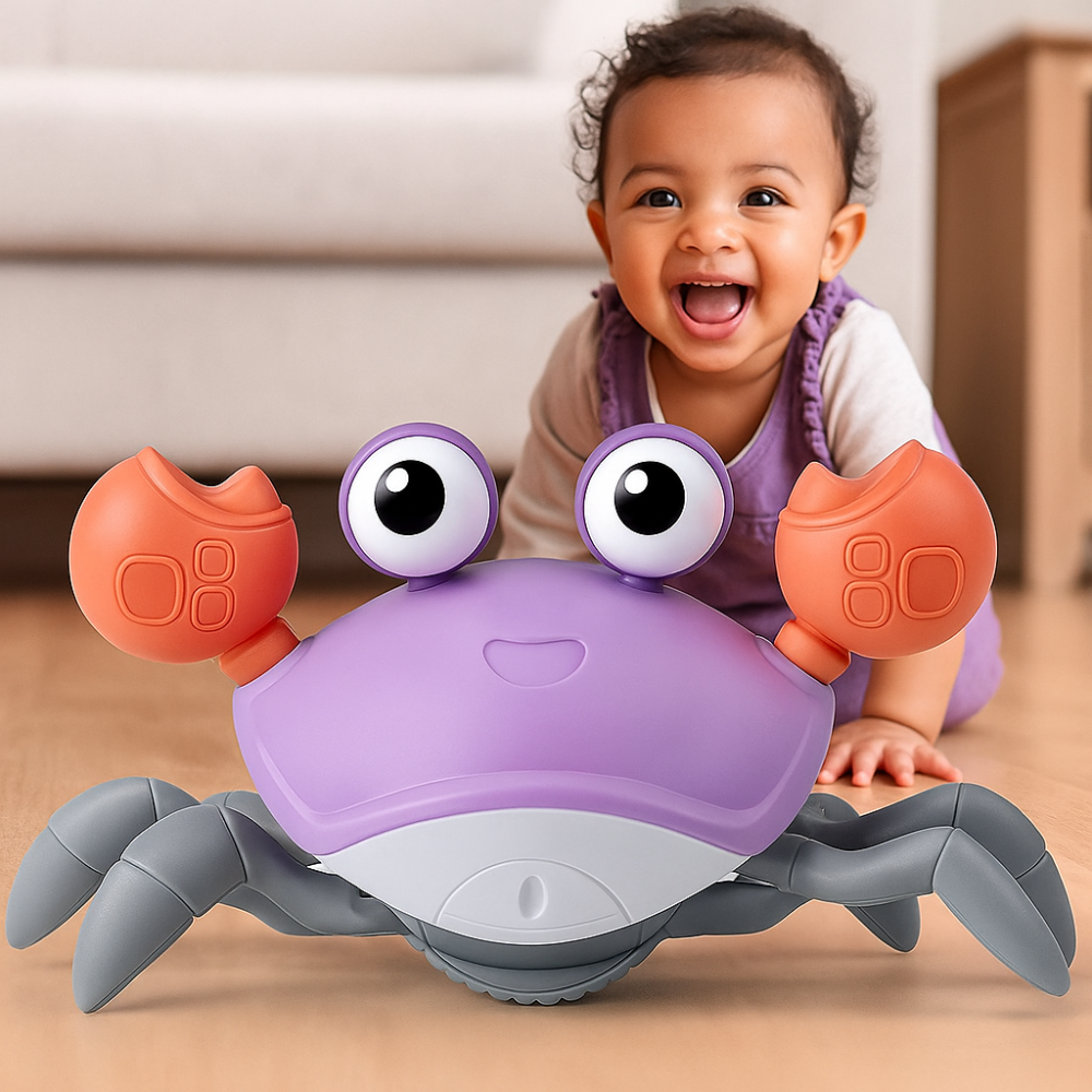 Fun Musical Crawling Crab Toy for Babies