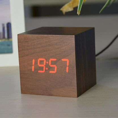 Sleek Digital LED Table Clock for Modern Home Office - Glamry