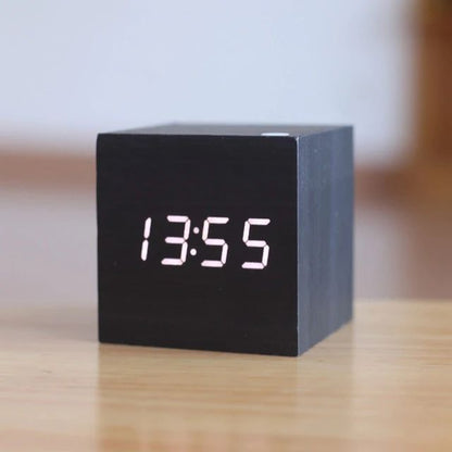 Sleek Digital LED Table Clock for Modern Home Office