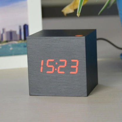 Sleek Digital LED Table Clock for Modern Home Office
