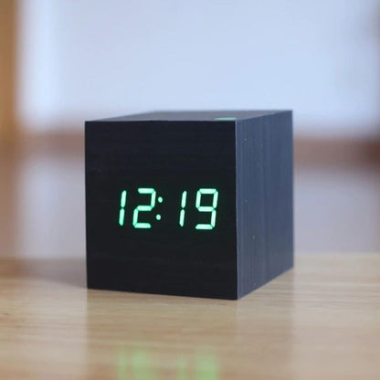 Sleek Digital LED Table Clock for Modern Home Office