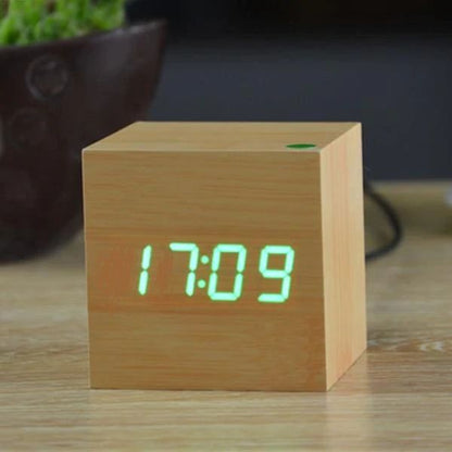 Sleek Digital LED Table Clock for Modern Home Office