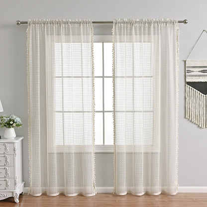 Elegant Beige Curtain for Classic Rooms