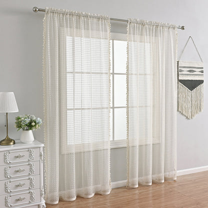 Elegant Beige Curtain for Classic Rooms