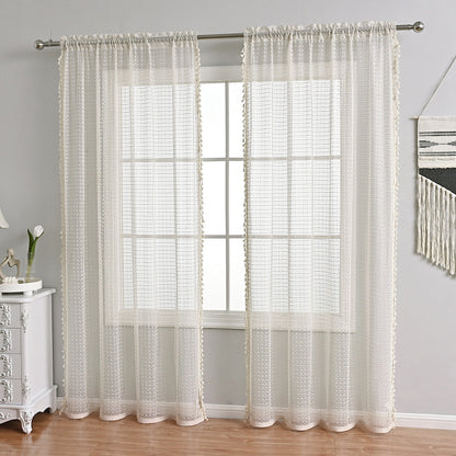 Elegant Beige Curtain for Classic Rooms