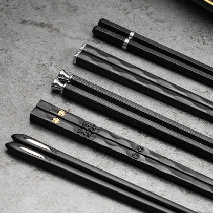 Premium Metal Asian Chopstick Set - Glamry