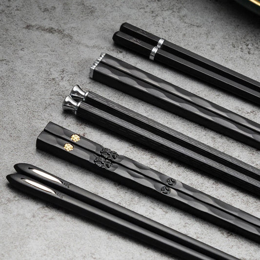 Premium Metal Asian Chopstick Set - Glamry