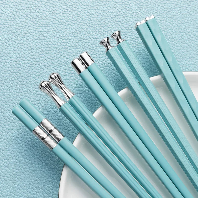 Premium Metal Asian Chopstick Set