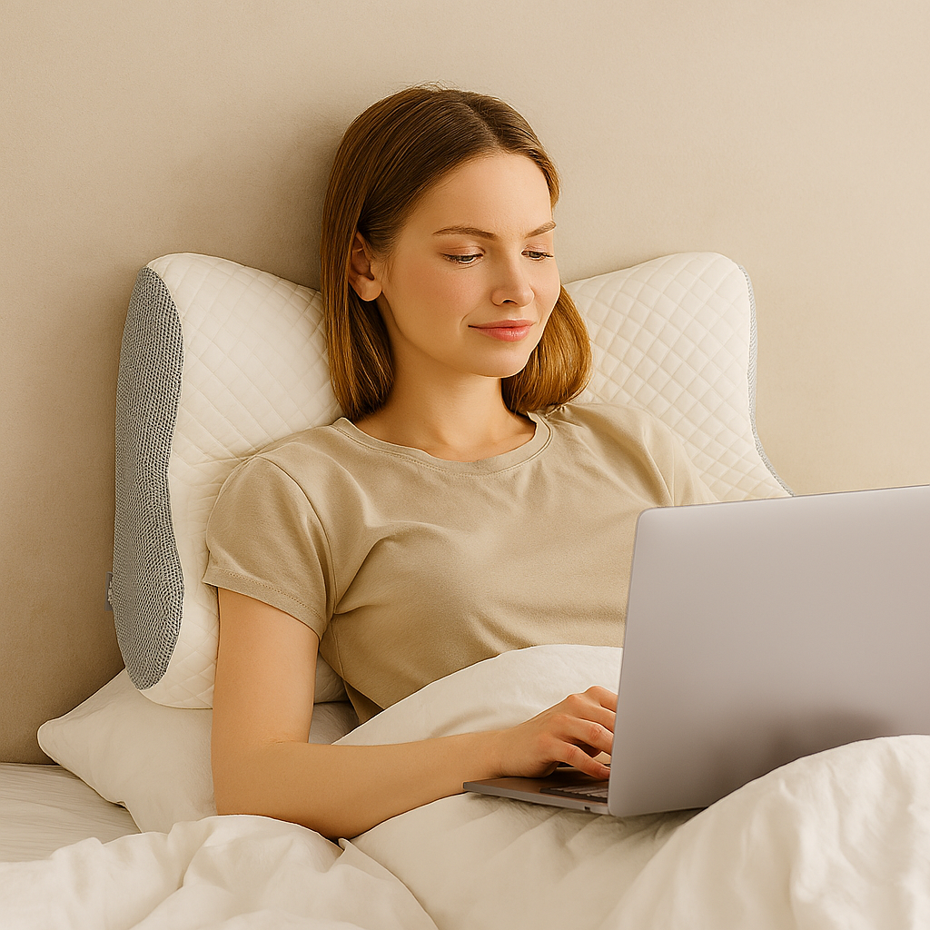 Contour Supportive Memory Foam Neck Pillow