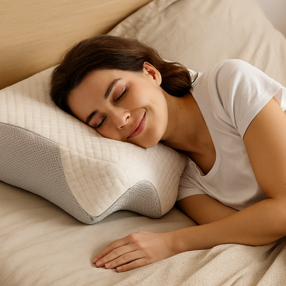 Contour Supportive Memory Foam Neck Pillow
