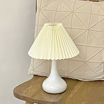 Classic Drum Table Lamp with Warm Glow