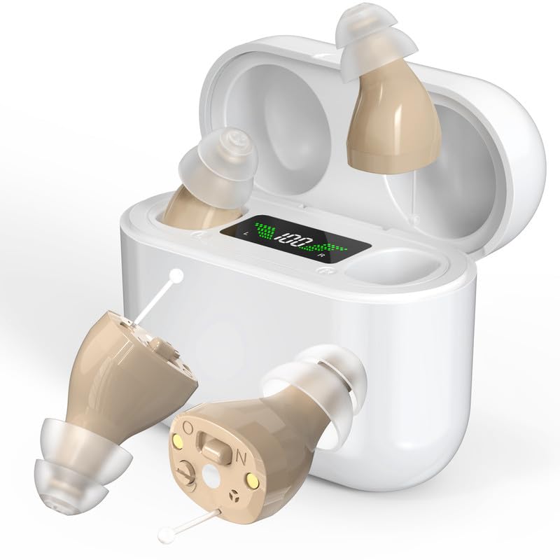 Digital Bluetooth Rechargeable Hearing Aids for Clear Sound