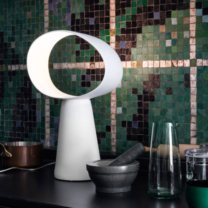 Modern Table Lamp with Slim Profile and Ambient Glow