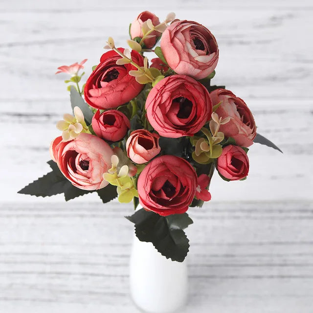 Luxury Artificial Flower Wall Decor