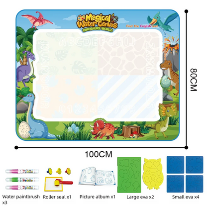 Large Kids Water Drawing Pad – Fun Mess Free Art Mat