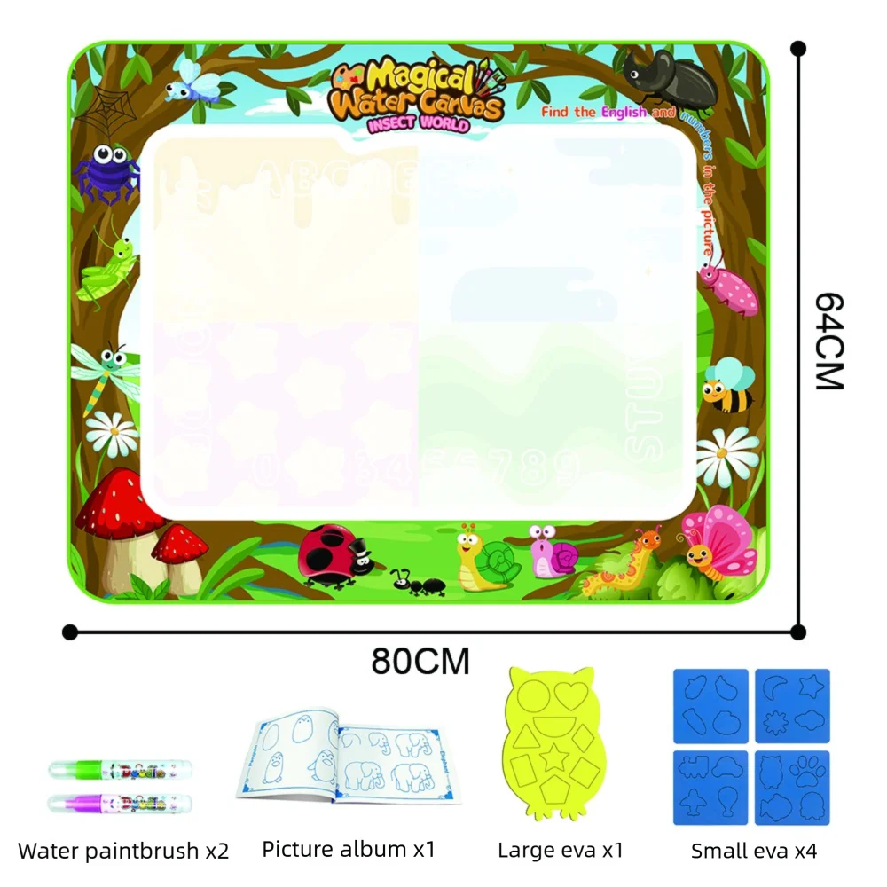 Large Kids Water Drawing Pad – Fun Mess Free Art Mat