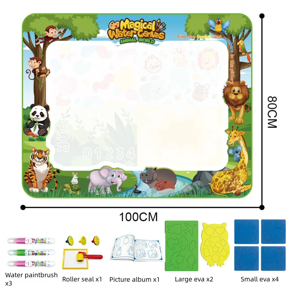 Large Kids Water Drawing Pad – Fun Mess Free Art Mat