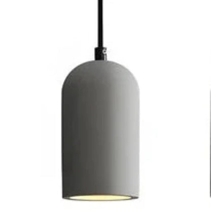 Modern Grey Concrete Table Lamp