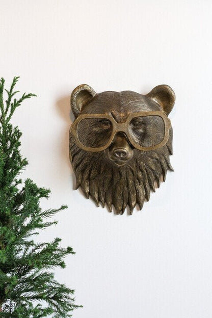 Colorful Painted Wooden Animal Wall Art
