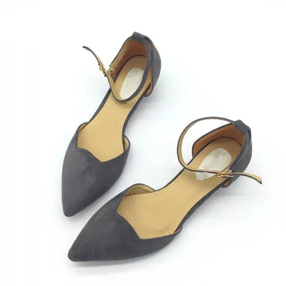 Elegant Black High Heels for Women with Fashion Buckle