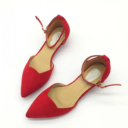 Elegant Black High Heels for Women with Fashion Buckle