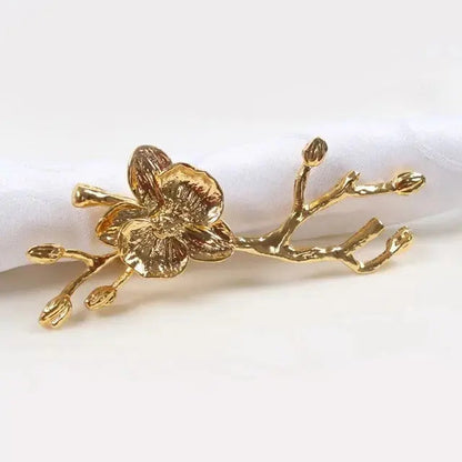 Beautiful Garden Bird Napkin Ring Set