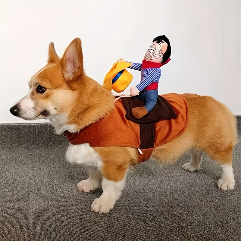 Adorable Pet Horse Rider Costume - Glamry