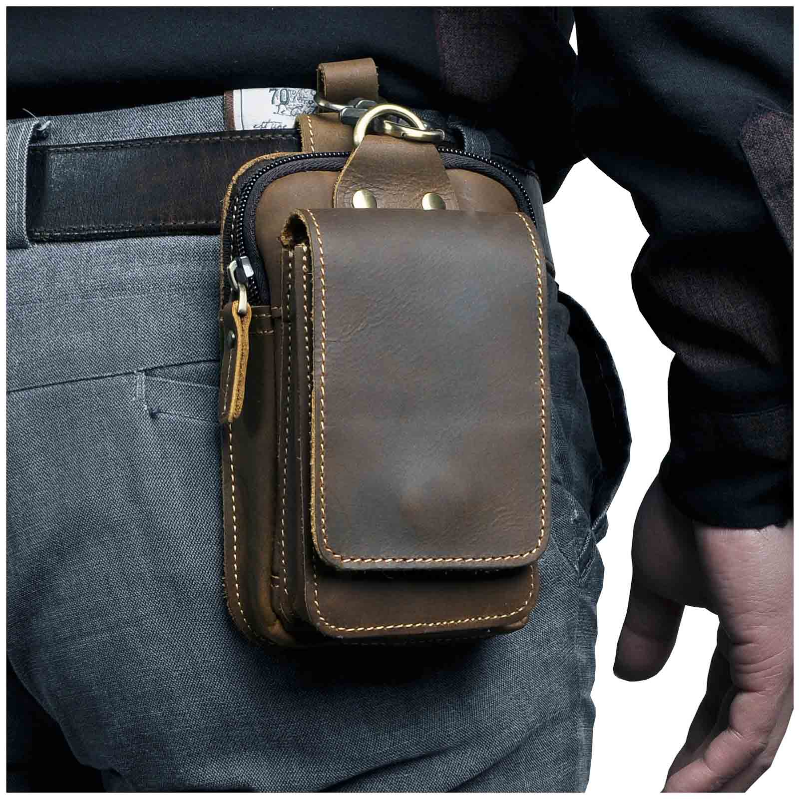 Small Waterproof PU Leather Crossbody Bag - Glamry