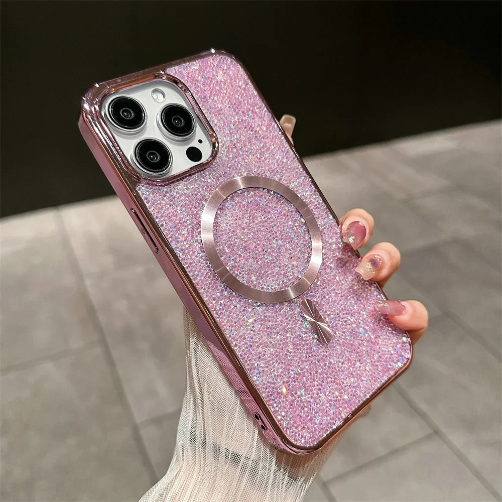 Shiny Protective Magnetic iPhone Cover