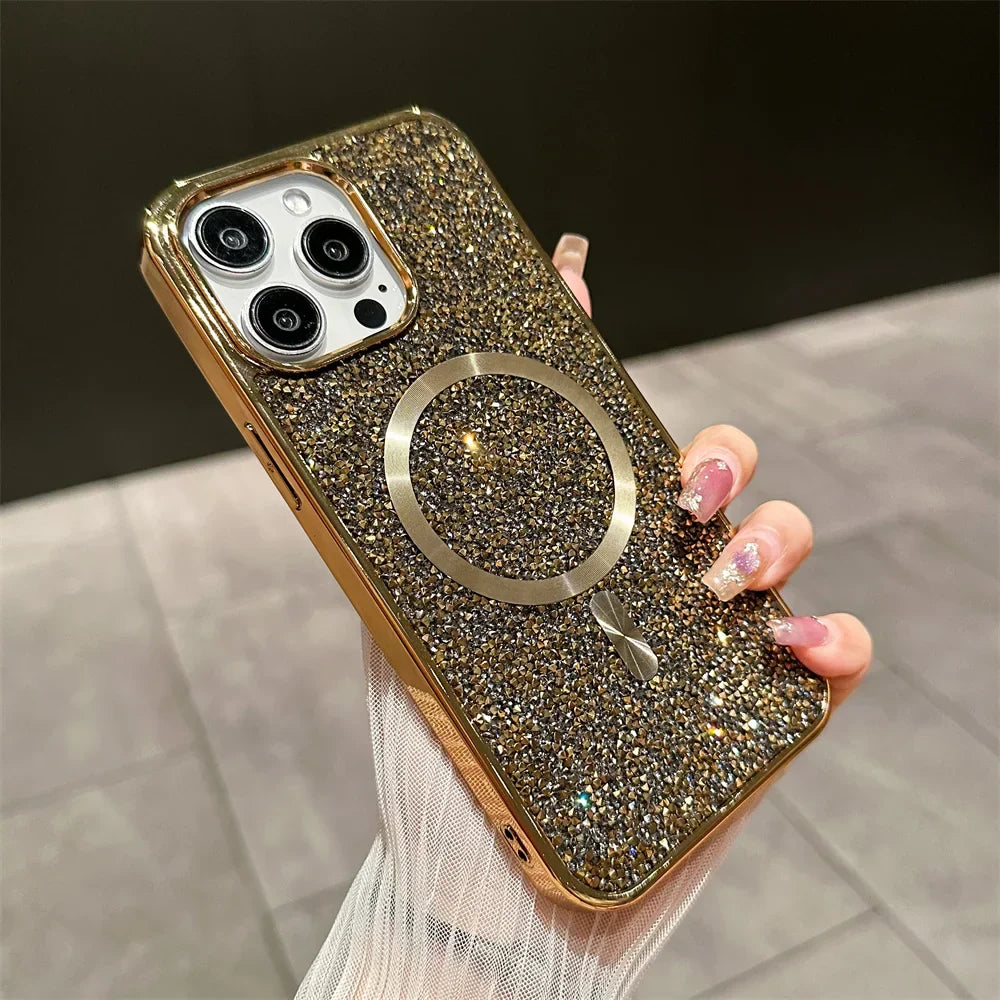 Shiny Protective Magnetic iPhone Cover
