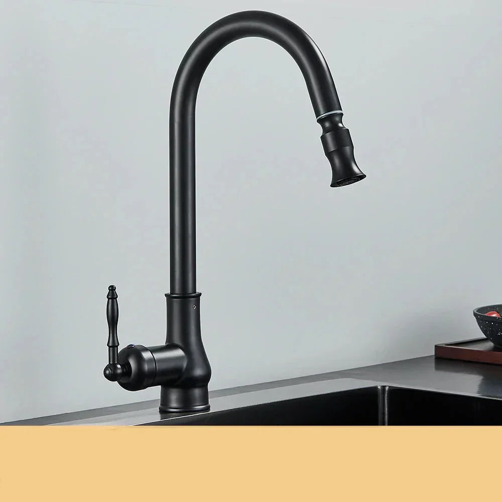 Traditional Bronze Kitchen Sink Faucet