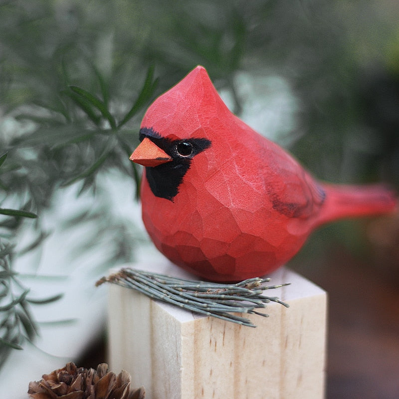 Beautiful Handcrafted Wooden Bird Decor
