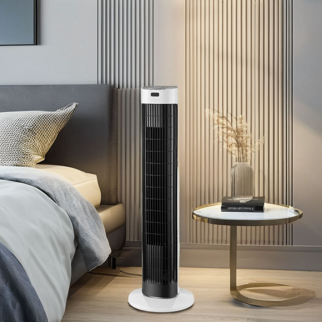 Silent 35W Bladeless Tower Fan - Glamry