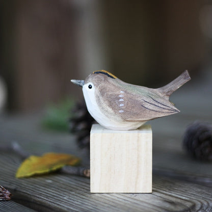Beautiful Handcrafted Wooden Bird Decor