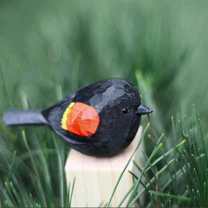 Beautiful Handcrafted Wooden Bird Decor