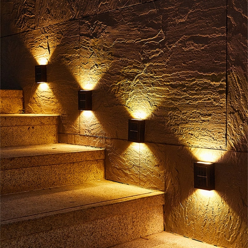 Bright Solar Powered Fence Lights