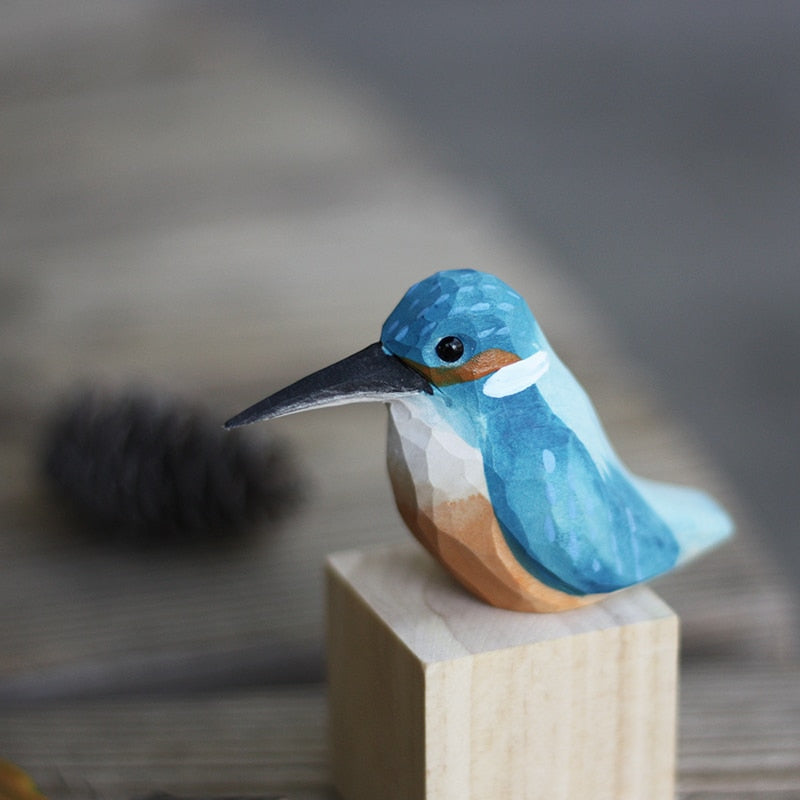 Beautiful Handcrafted Wooden Bird Decor