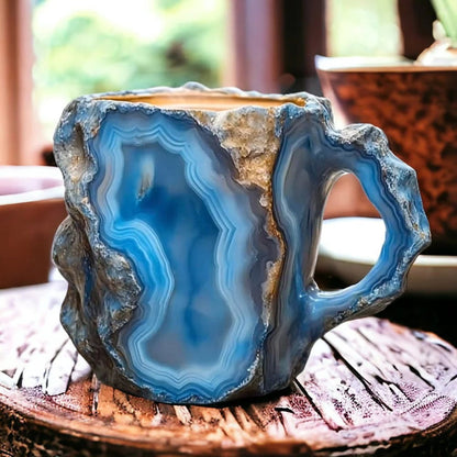 Artisan Ceramic Coffee Mug - Thermal Insulated, Microwave Safe - Glamry