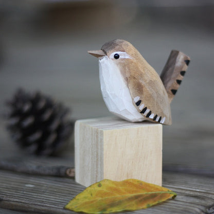 Beautiful Handcrafted Wooden Bird Decor