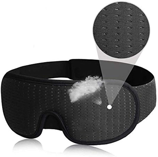 Sleepytime Contoured Eye Mask for Restful Sleep - Glamry