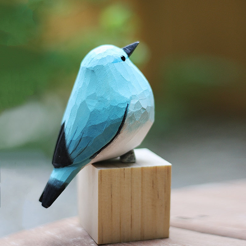 Beautiful Handcrafted Wooden Bird Decor
