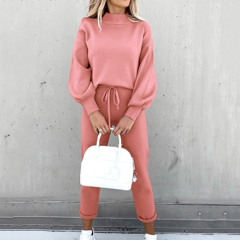 Soft Cozy 2-Piece Lounge Wear Set - Glamry