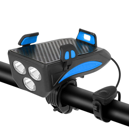 Bright LED Bike Light with USB Charger and Phone Mount
