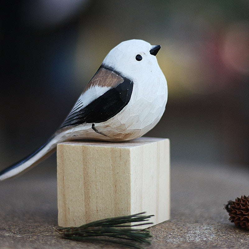 Beautiful Handcrafted Wooden Bird Decor