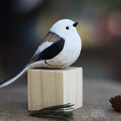 Beautiful Handcrafted Wooden Bird Decor