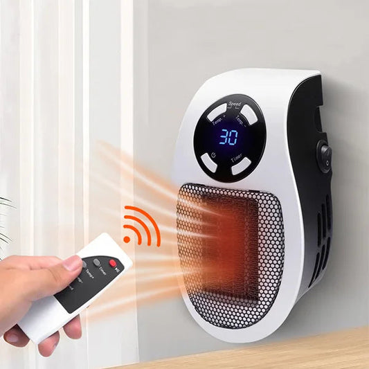 Portable Mini Electric Heater with Remote Control - Glamry