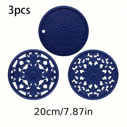 Heatproof Silicone Table Mat Set for Pots and Dishes