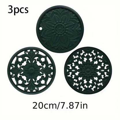 Heatproof Silicone Table Mat Set for Pots and Dishes