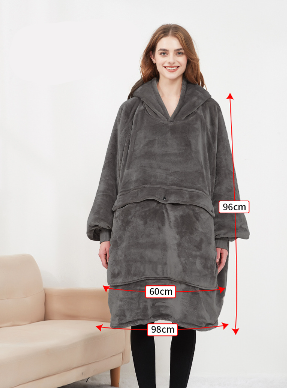 Soft Heated Hooded Blanket for Ultimate Cozy Warmth